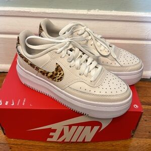 Nike Leopard Court Vision Sneakers